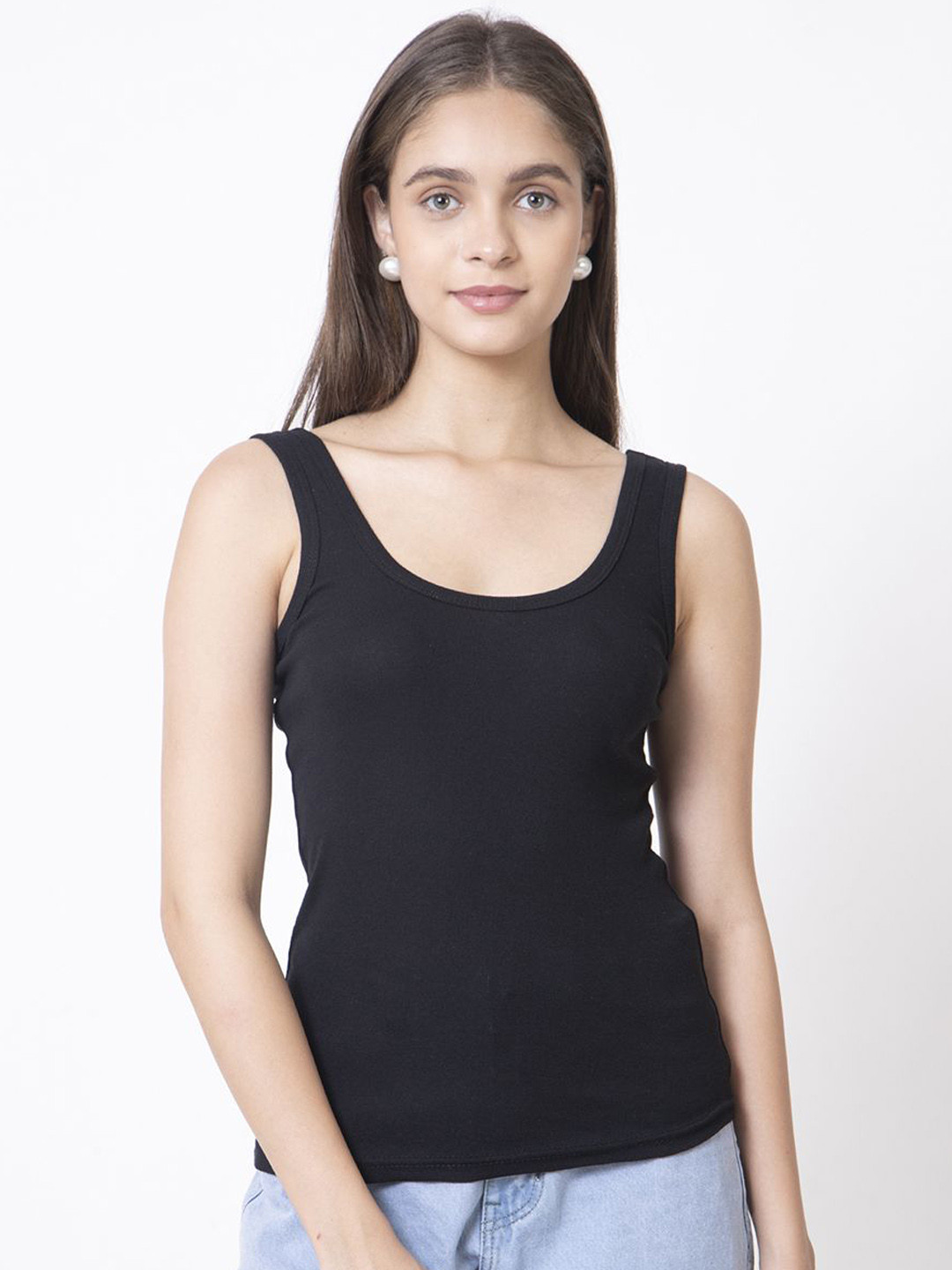 AVYAY Pack Of 2 Pure Cotton Non-Padded Camisoles
