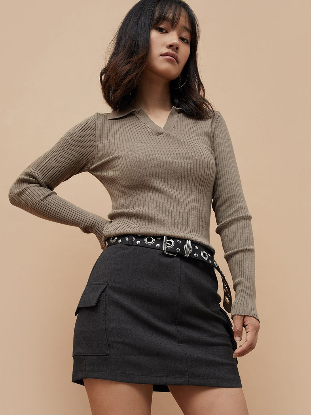 Ginger by Lifestyle A-Line Mini Skirt Skirts