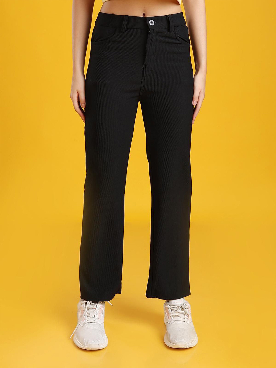 The Dance Bible Women Relaxed Straight Fit Easy Wash Trousers