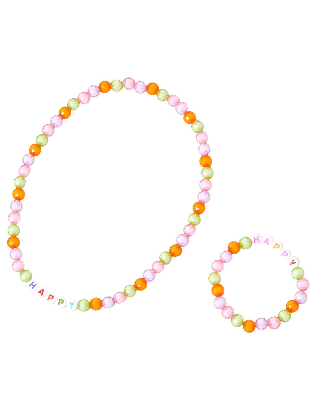 Accessorize Girls London Beaded Happy Jewellery Set