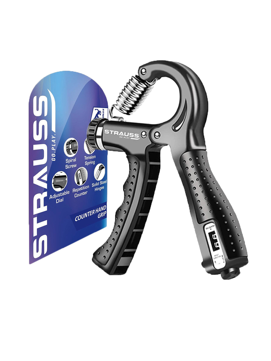 STRAUSS Adjustable Hand Grip With Counter