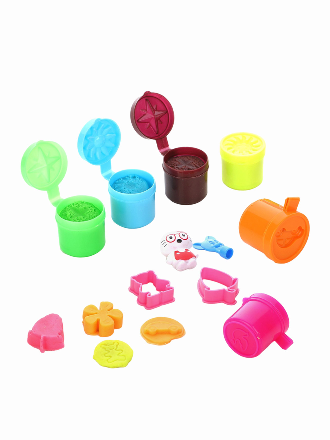 Aditi Toys Kids 6Pcs BPA Free Clay and Dough