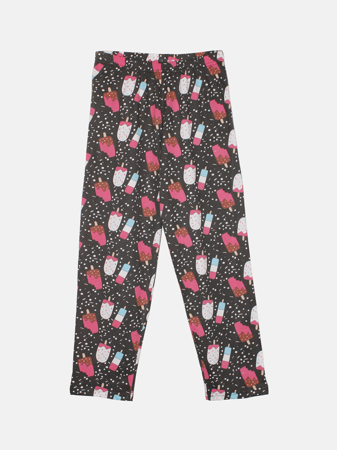 KiddoPanti Unisex Kids Conversational Cotton All Over Printed Pajama