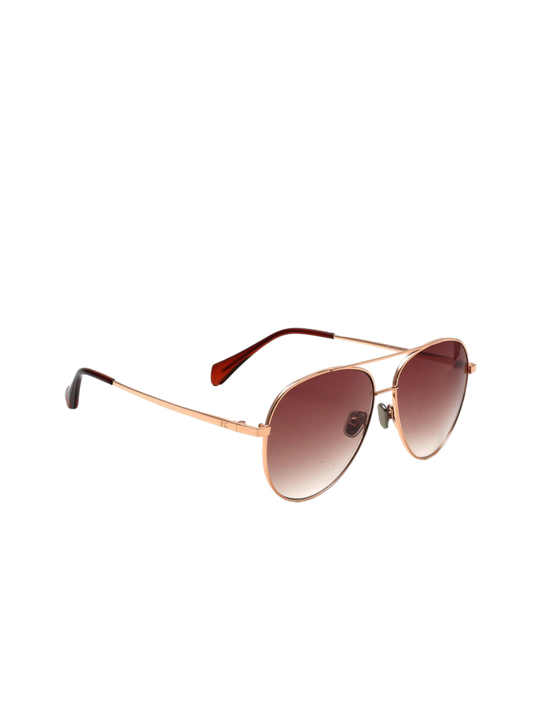 French Connection Unisex Aviator Sunglasses with UV Protected Lens FC 7448 C1