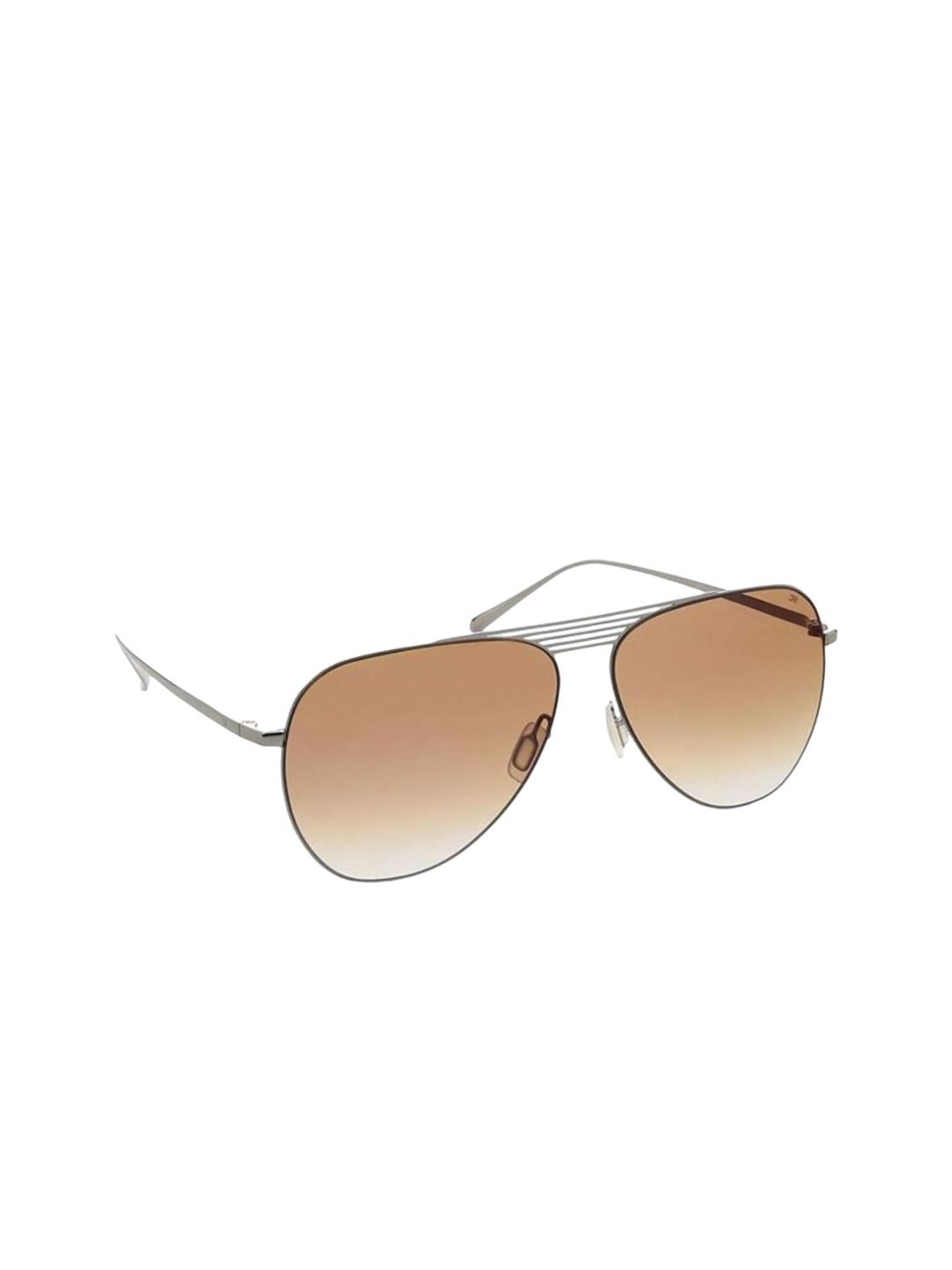 French Connection Unisex Aviator Sunglasses with UV Protected Lens FC 424 C1