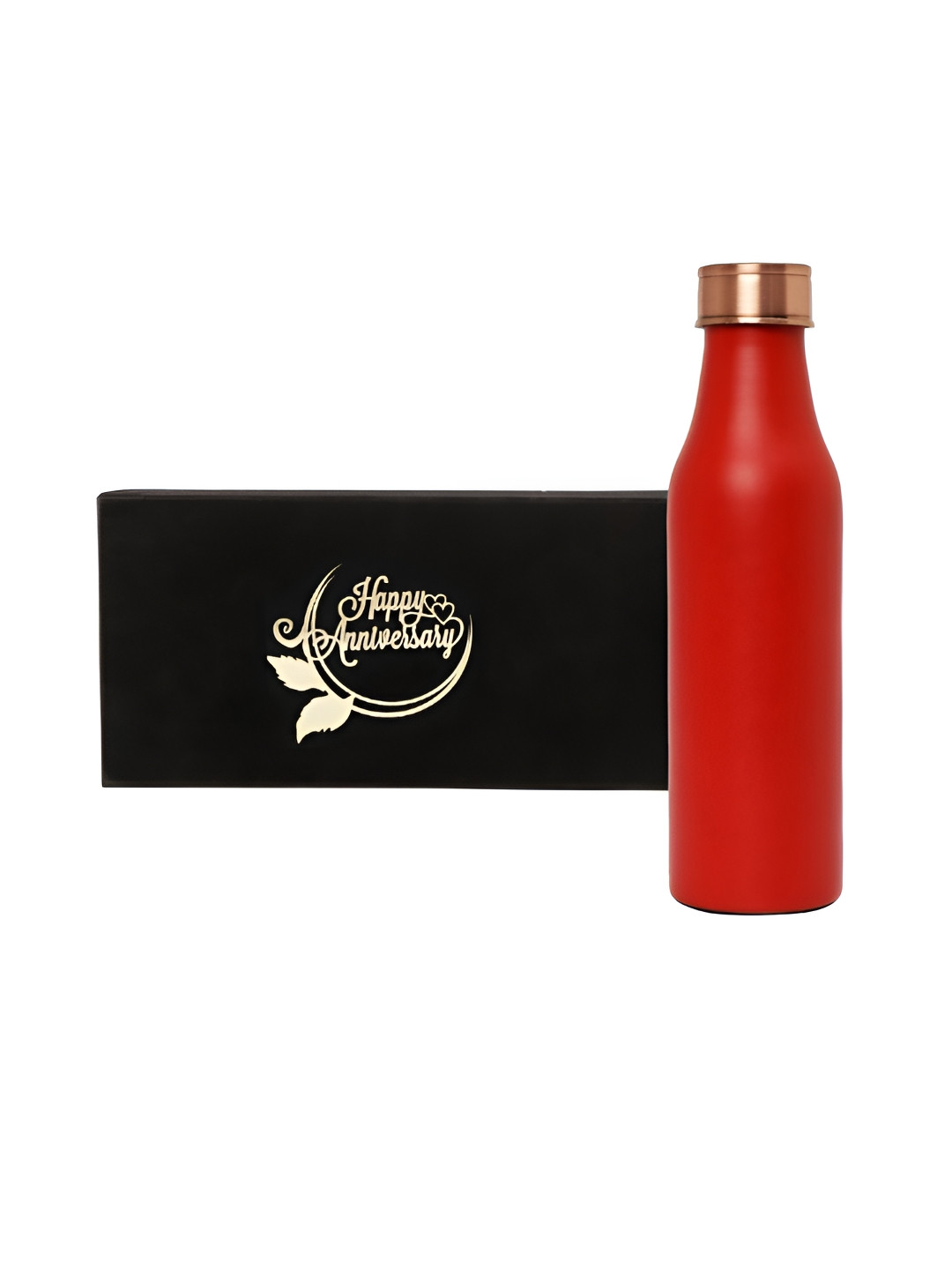 INTERNATIONAL GIFT Red Copper Spill Proof Water Bottle - 1L