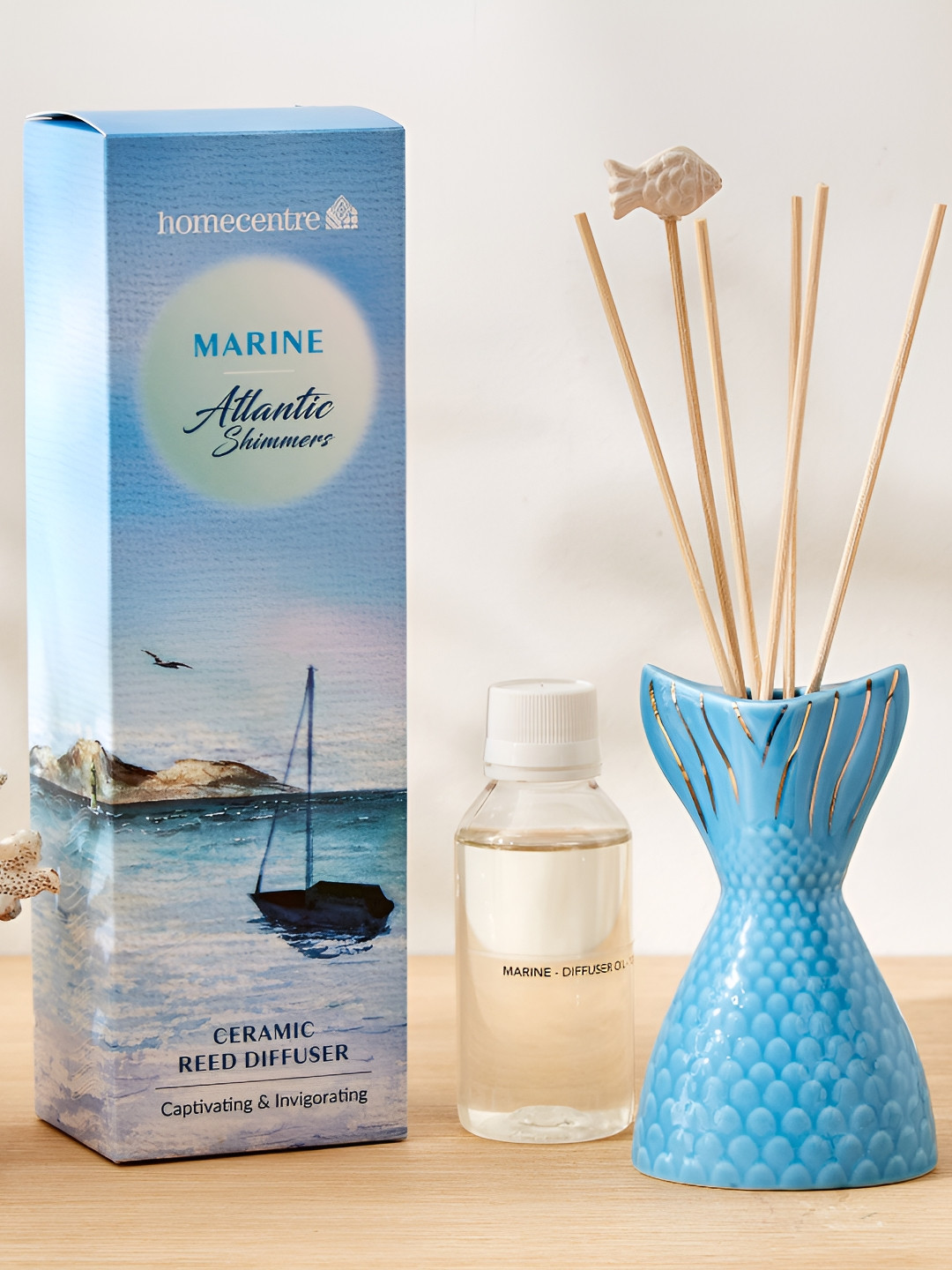 Home Centre Redolence Blue Marine Oil Reed Difusers