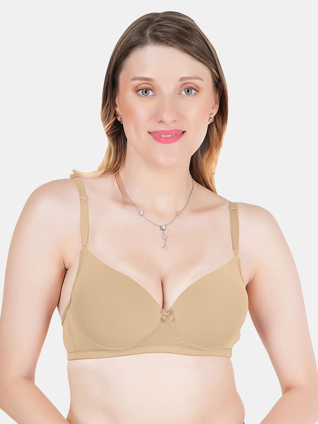Joomie Women Medium Coverage Heavily Padded Push-Up Bra
