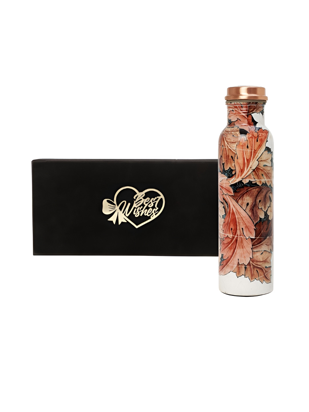 INTERNATIONAL GIFT Peach Tropical Copper Airtight Water Bottle - 1L