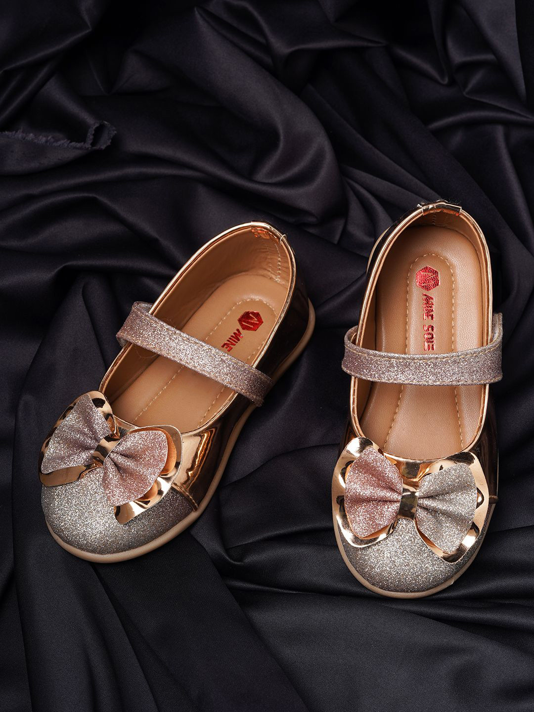 Minesole Girls PU Flatforms