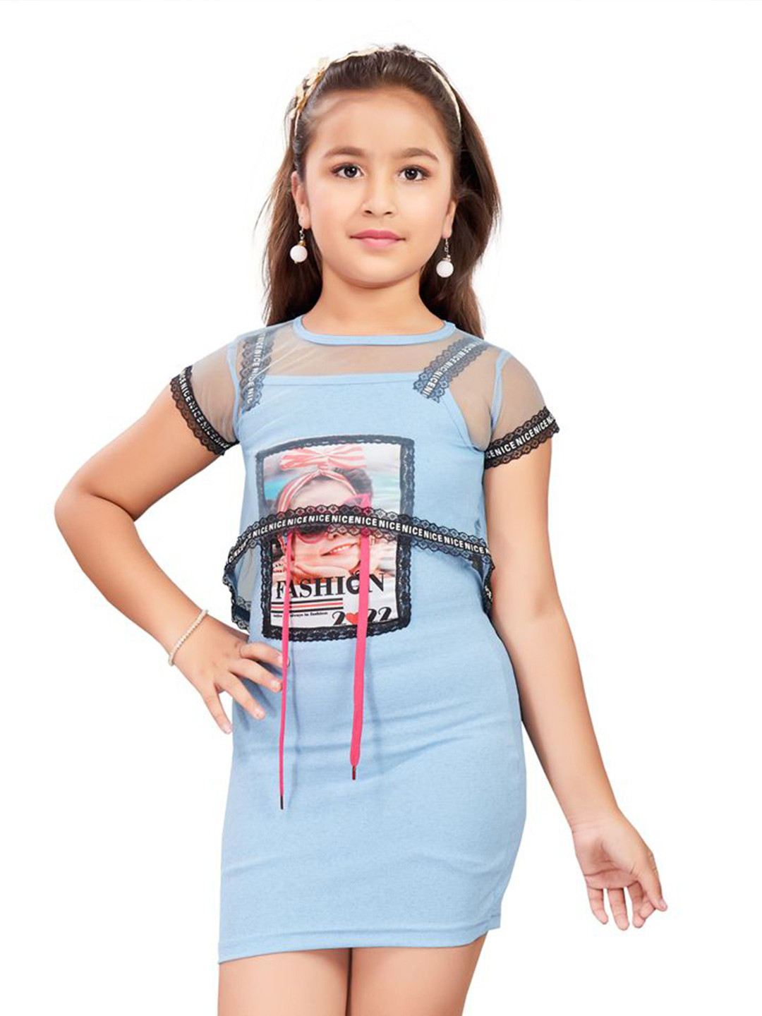 Lei-Chie Cold-Shoulder Applique Bodycon Midi Dress