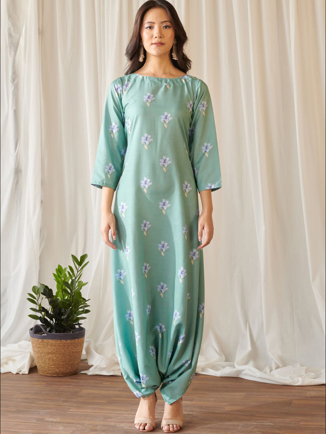 Pasha Women Printed Basic Jumpsuit