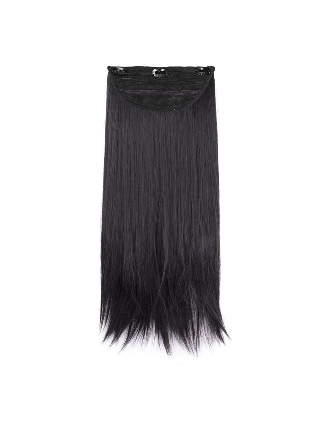 Milano Treasures Straight Clip-in Natural Black Hair Extensions