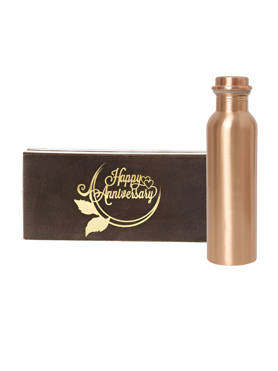 INTERNATIONAL GIFT Solid Copper Light-weight Water Bottle - 1L