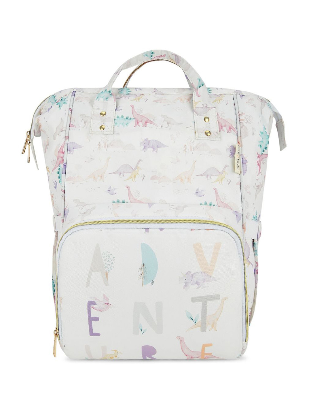 haus & kinder Printed Chic Diaper Bag Backpack