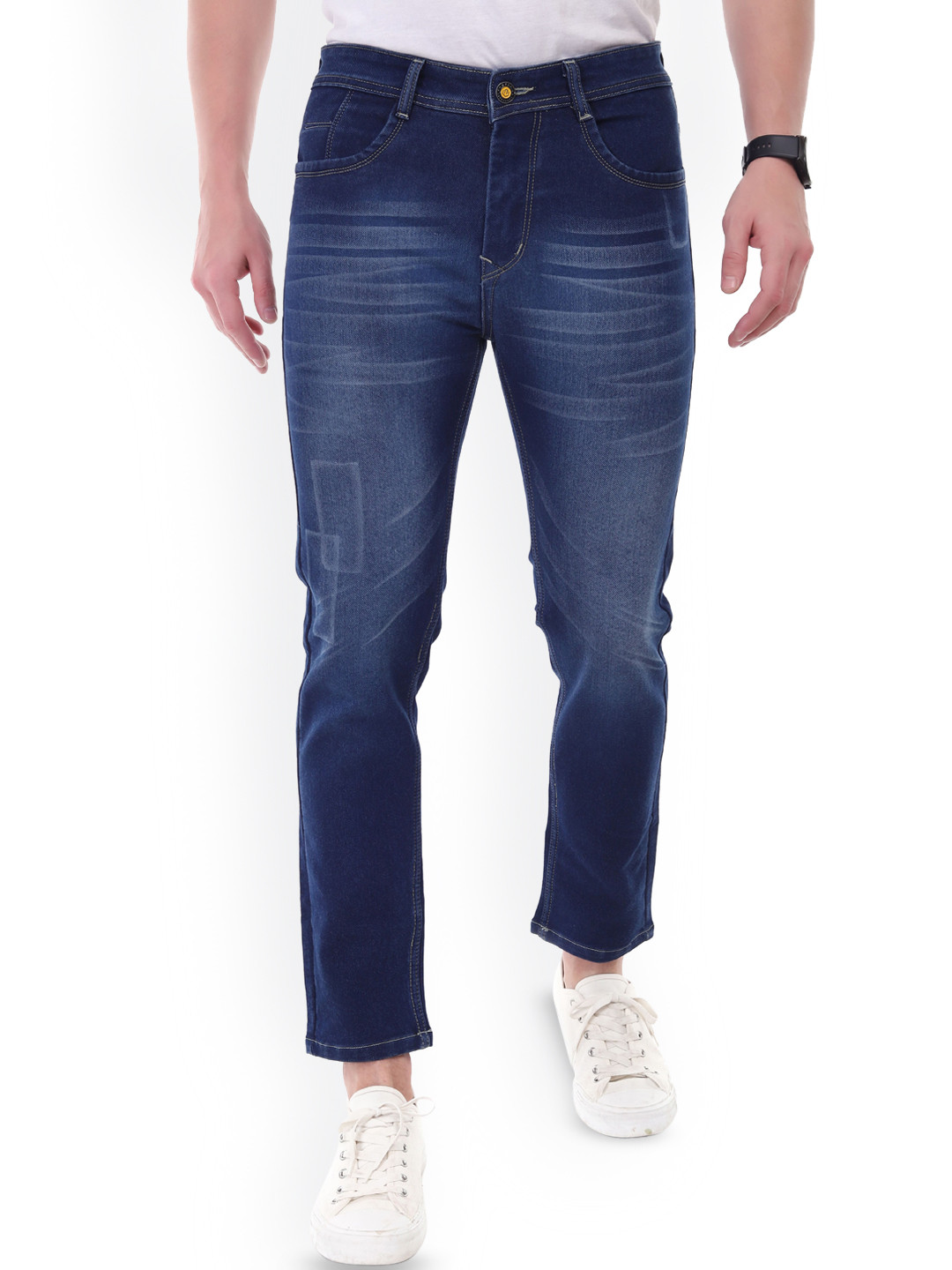 BREXX Men Slim Fit Light Fade Jeans