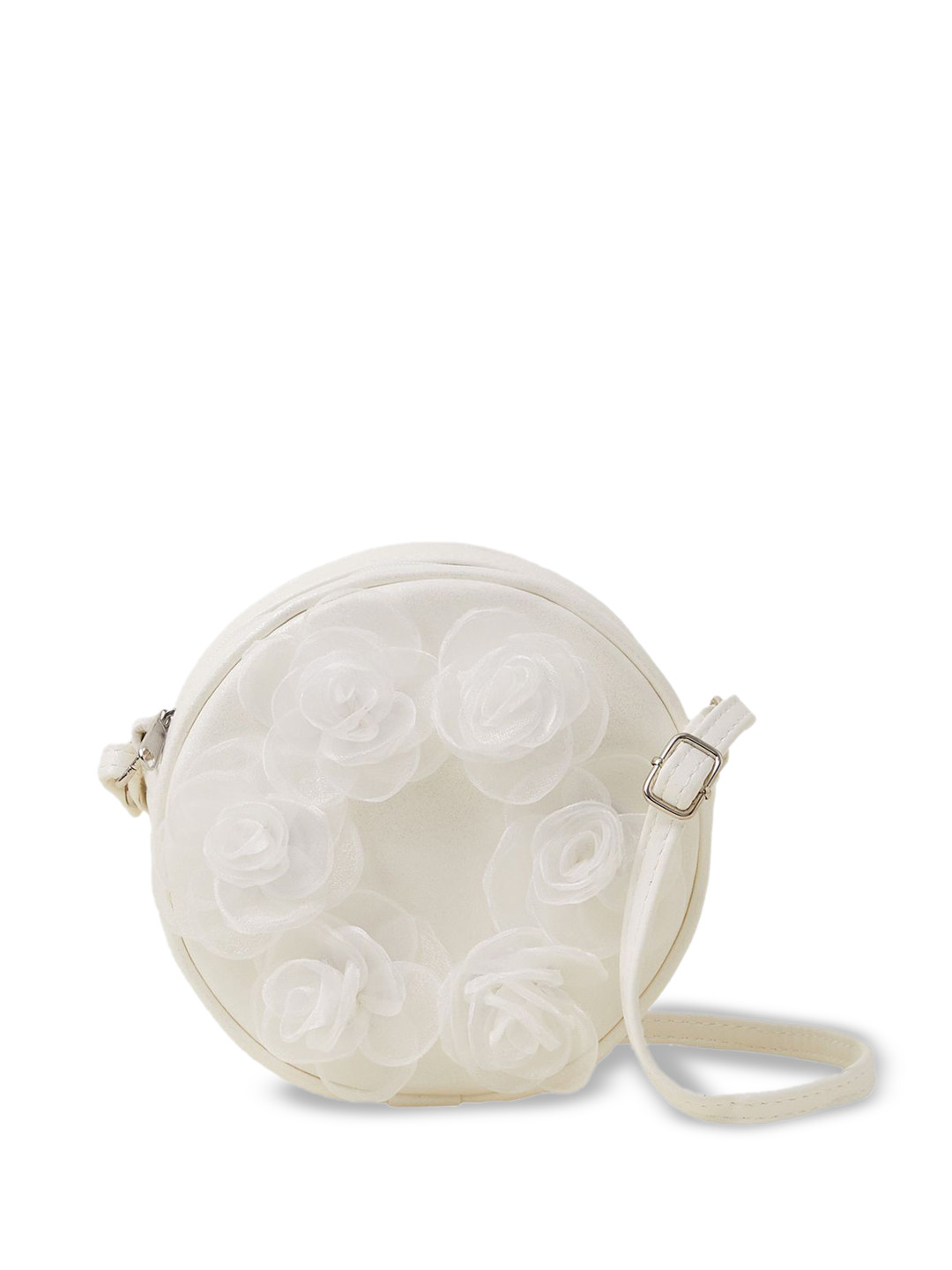 Accessorize PU Structured Sling Bag with Tasselled