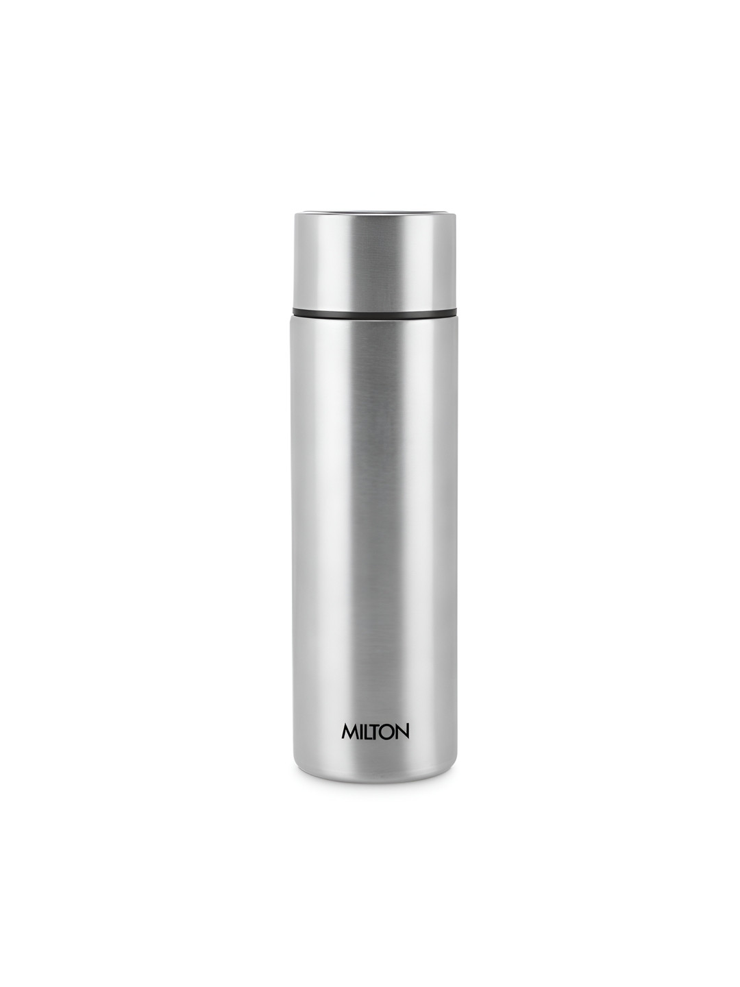 Milton Glide 1000 Silver Stainless Steel Spill Proof Water Bottle - 1L