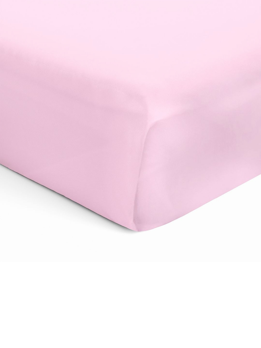 The White Cradle Pink Cotton 120 TC Crib Bedsheet -71 x 47 inches