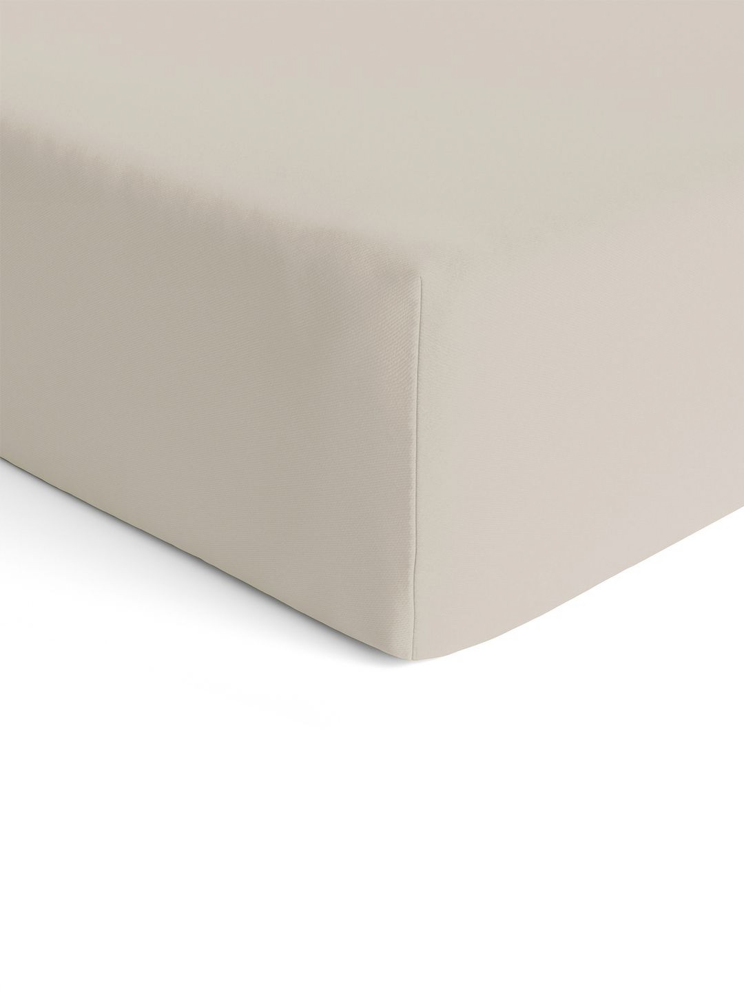 The White Cradle Grey Cotton 120 TC Fitted Crib Bedsheet -51 x 28 inches