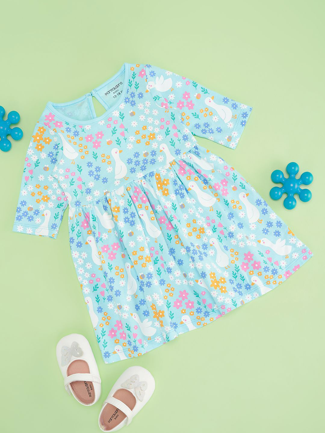 Pantaloons Baby Floral Print Fit & Flare Dress