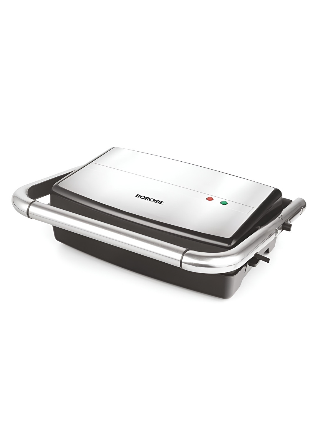 BOROSIL Black & Grey Non Stick Sandwich Maker 1500 W