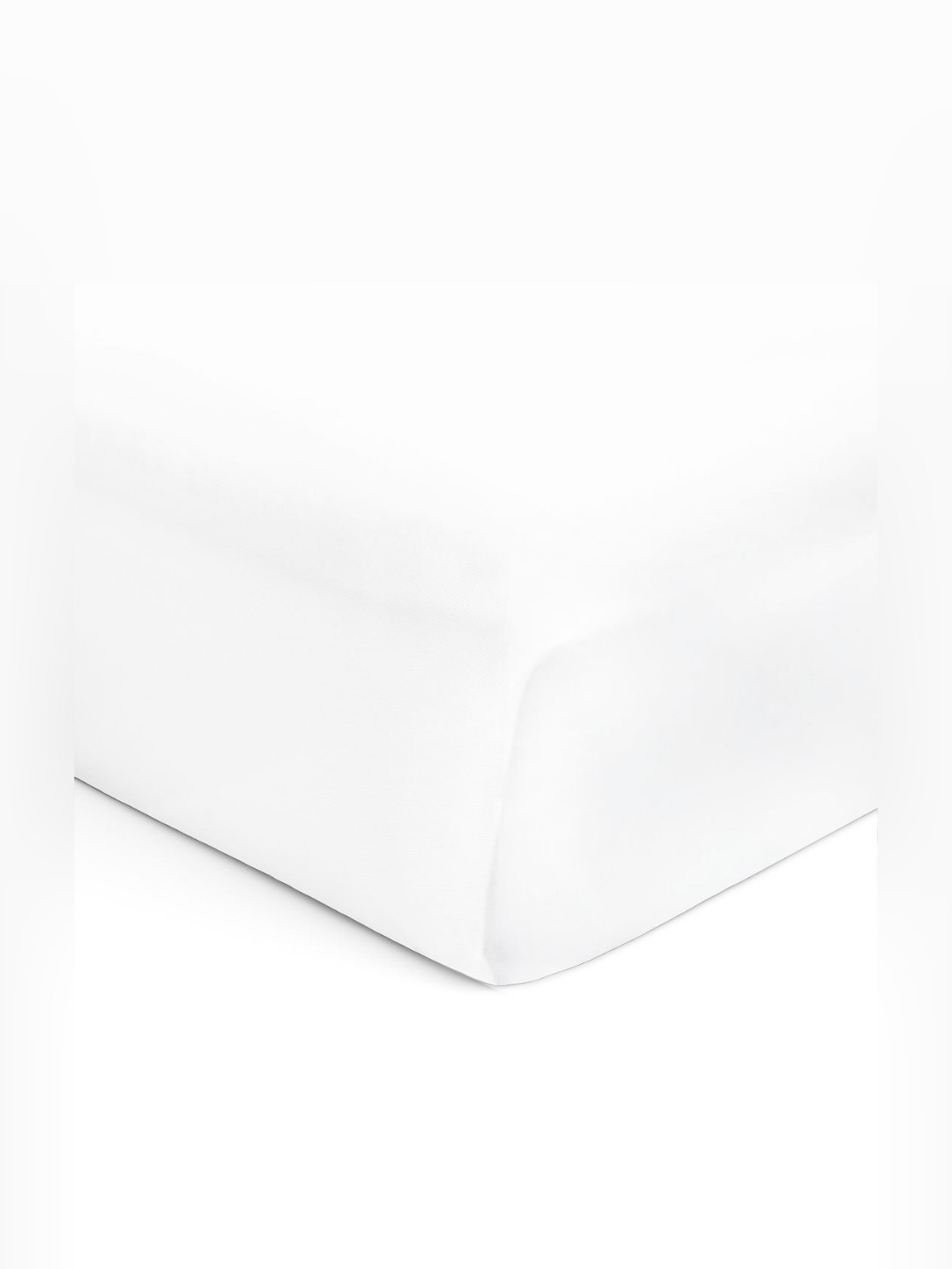 The White Cradle White 120 TC  Cotton Crib Sheet