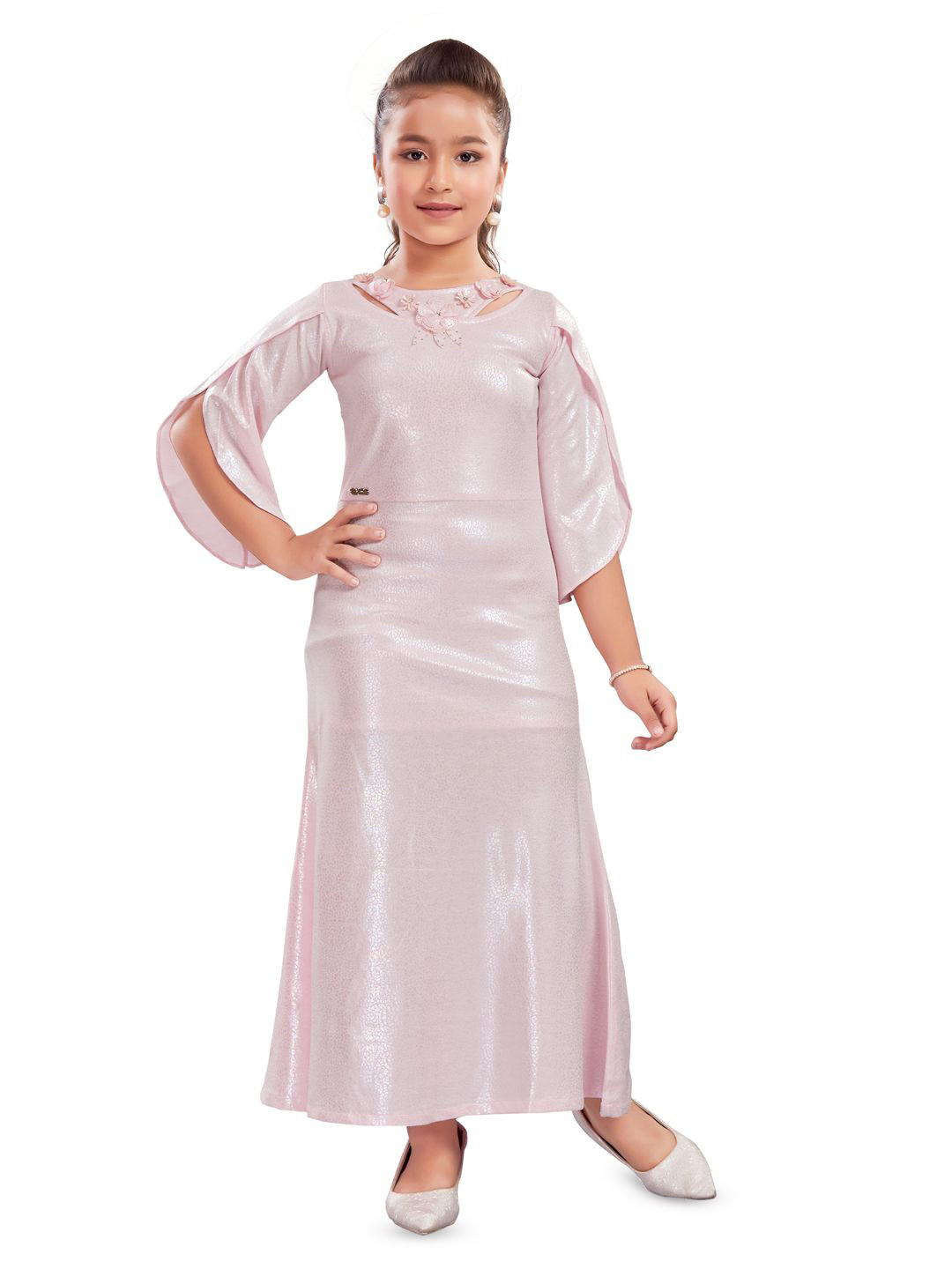 Lei-Chie Girl Embellished Ready to Wear Gown Maxi Dress