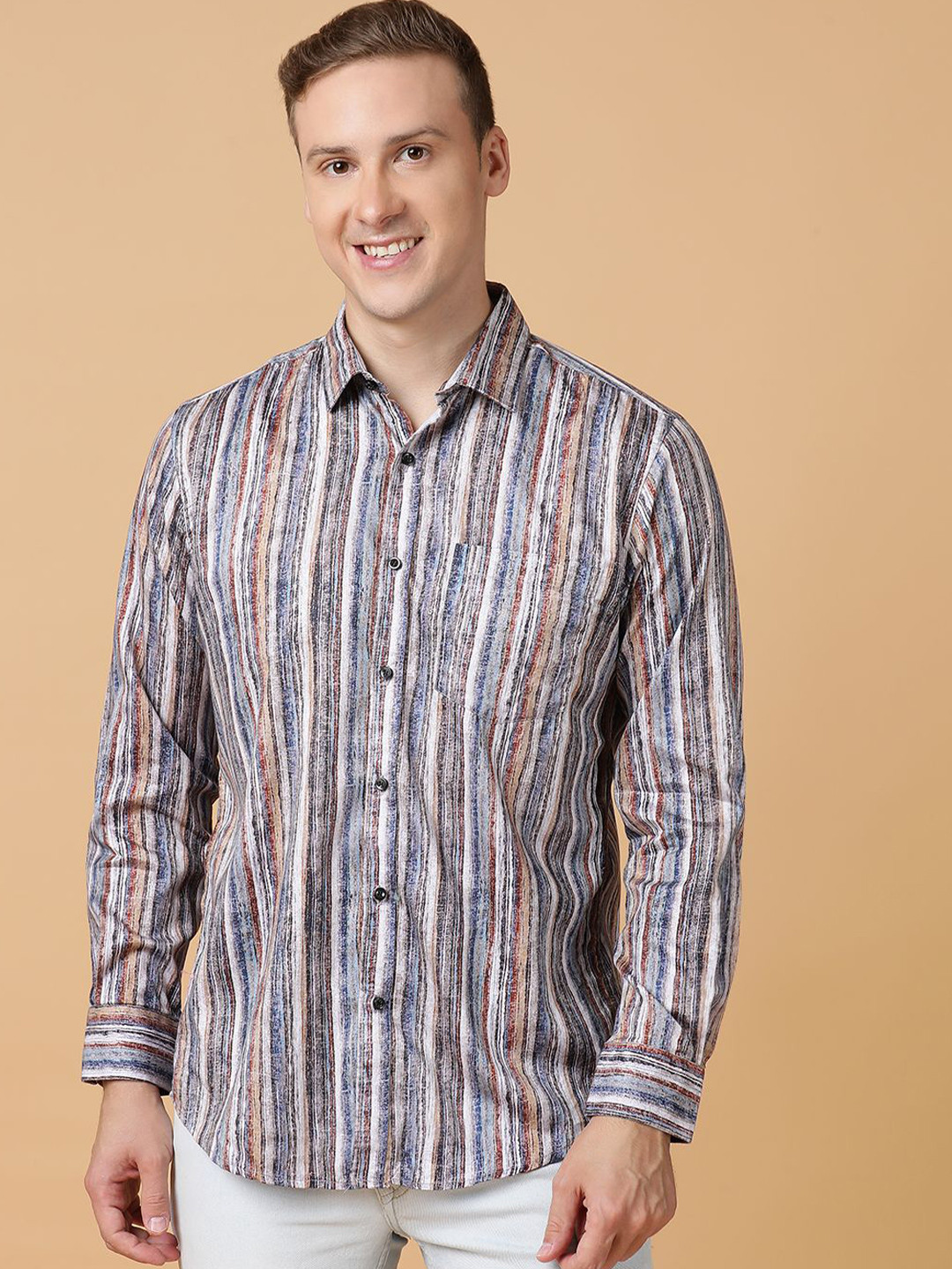 TABARD Men Opaque Printed Formal Shirt