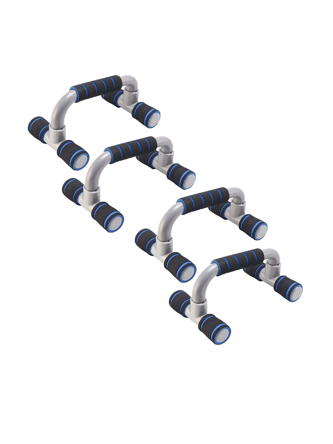 STRAUSS 2 Pairs Non-Slip Push-Up Bar Workout Accessories