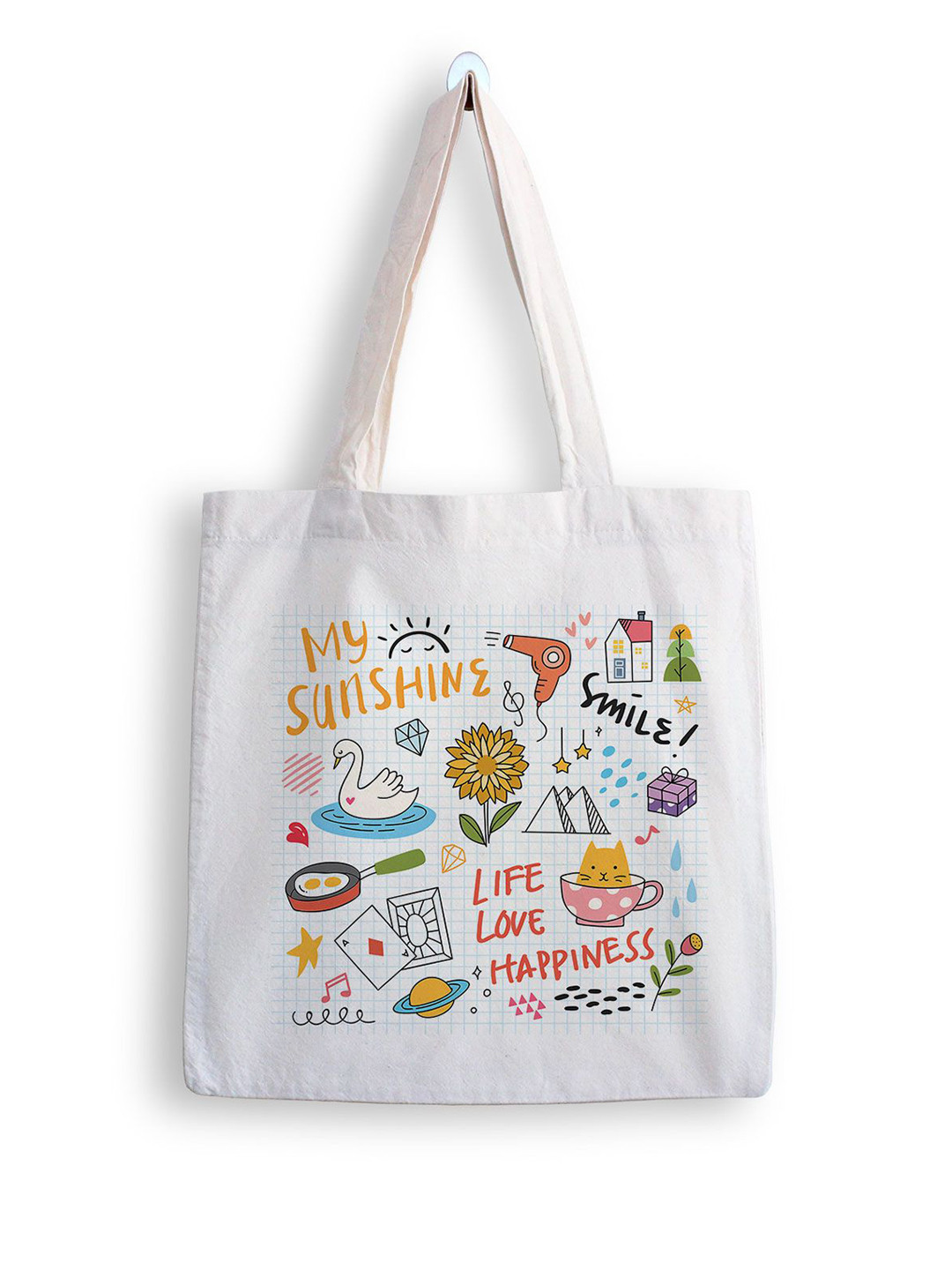 ARTBUG Printed Shopper Tote Bag