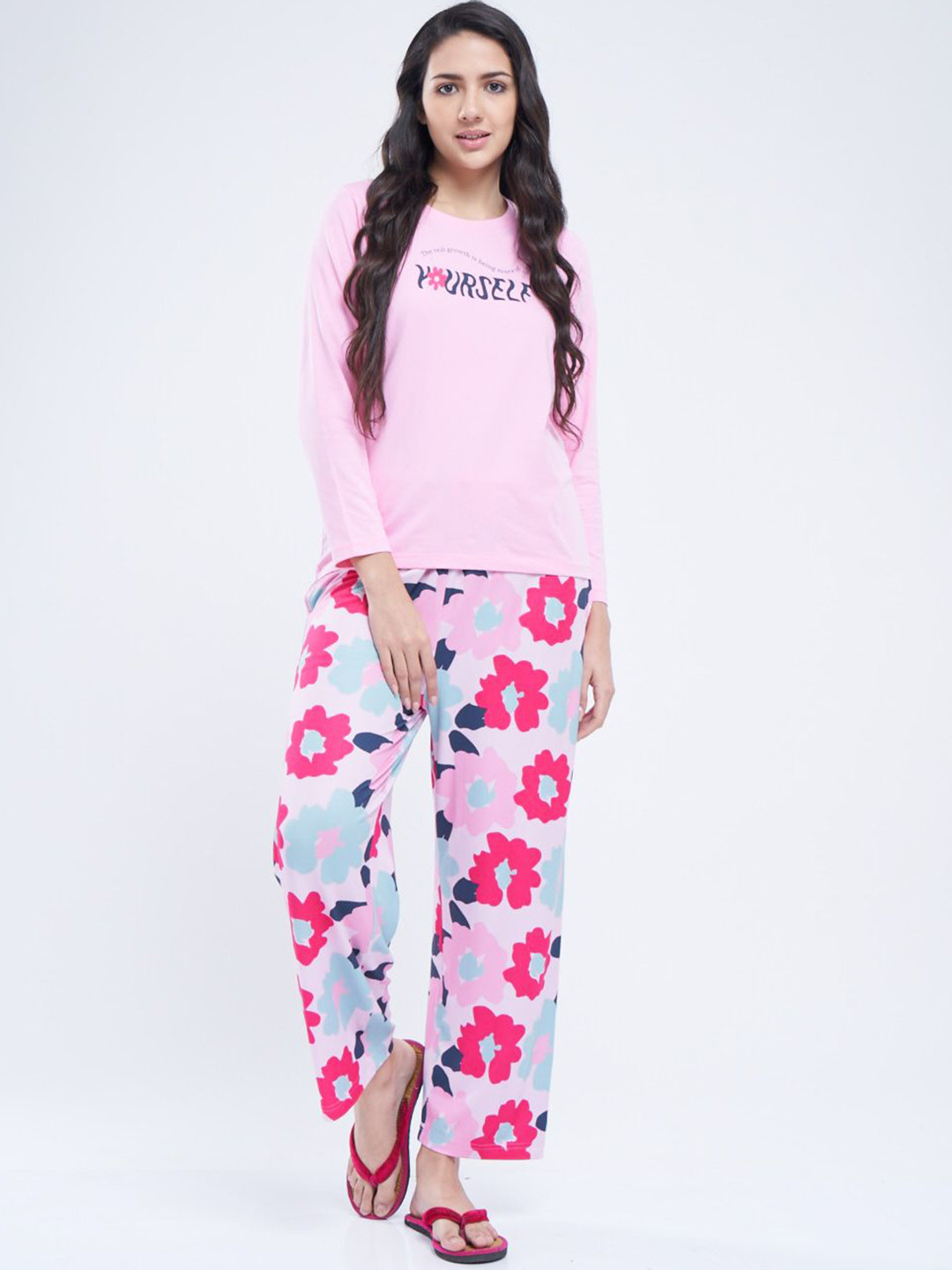 July Women Printed Night suit