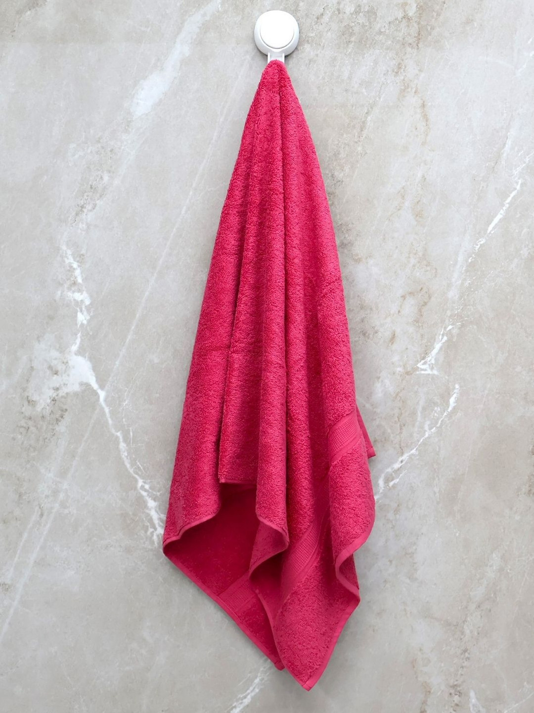 BOMBAY DYEING Santino Solid Pure Cotton 550GSM Super Soft Adult Regular Bath Towel-24x47In