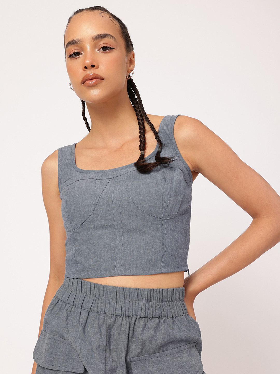DressBerry Corset Crop Top