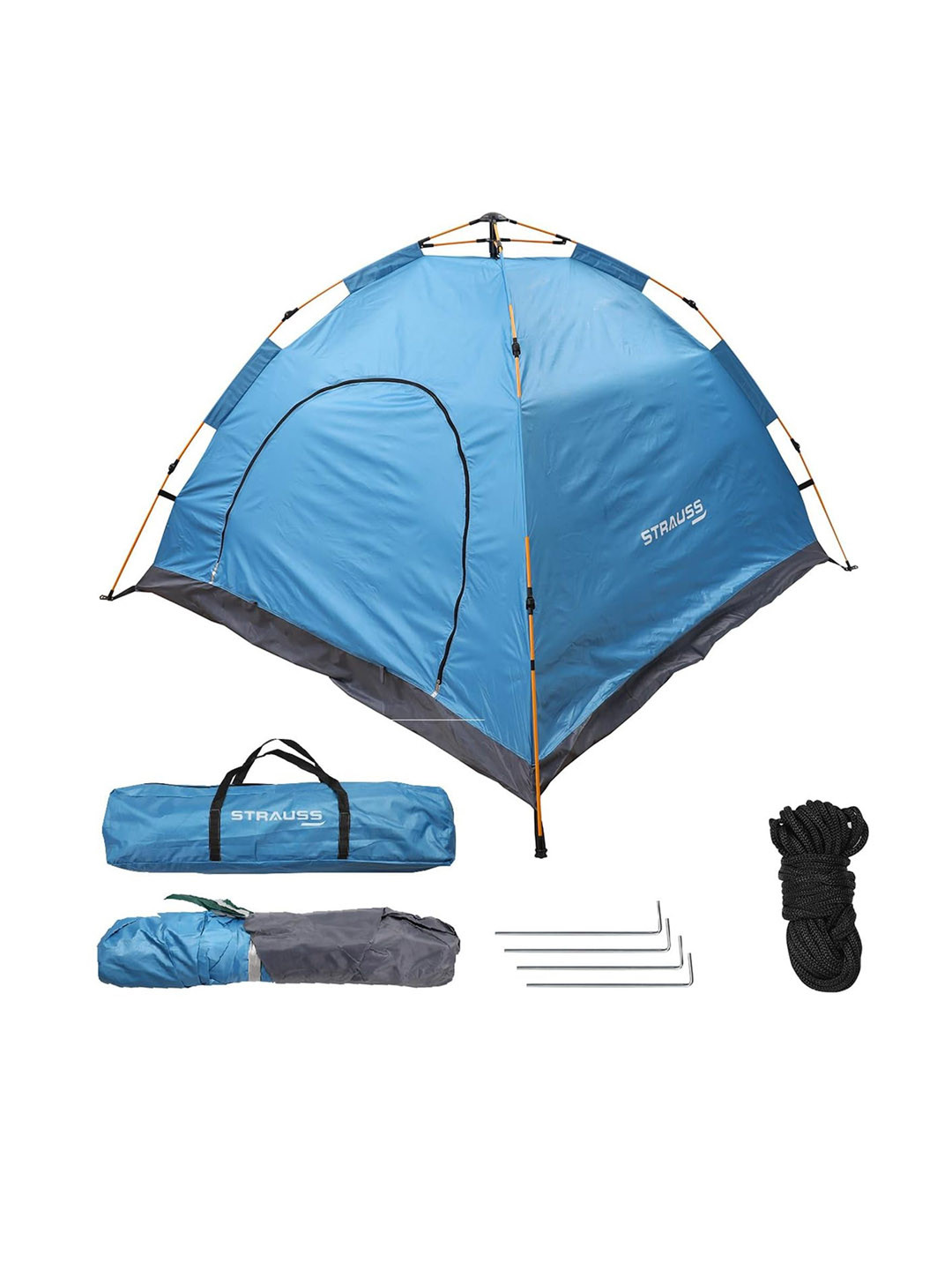 STRAUSS Blue Portable Tent For Camping