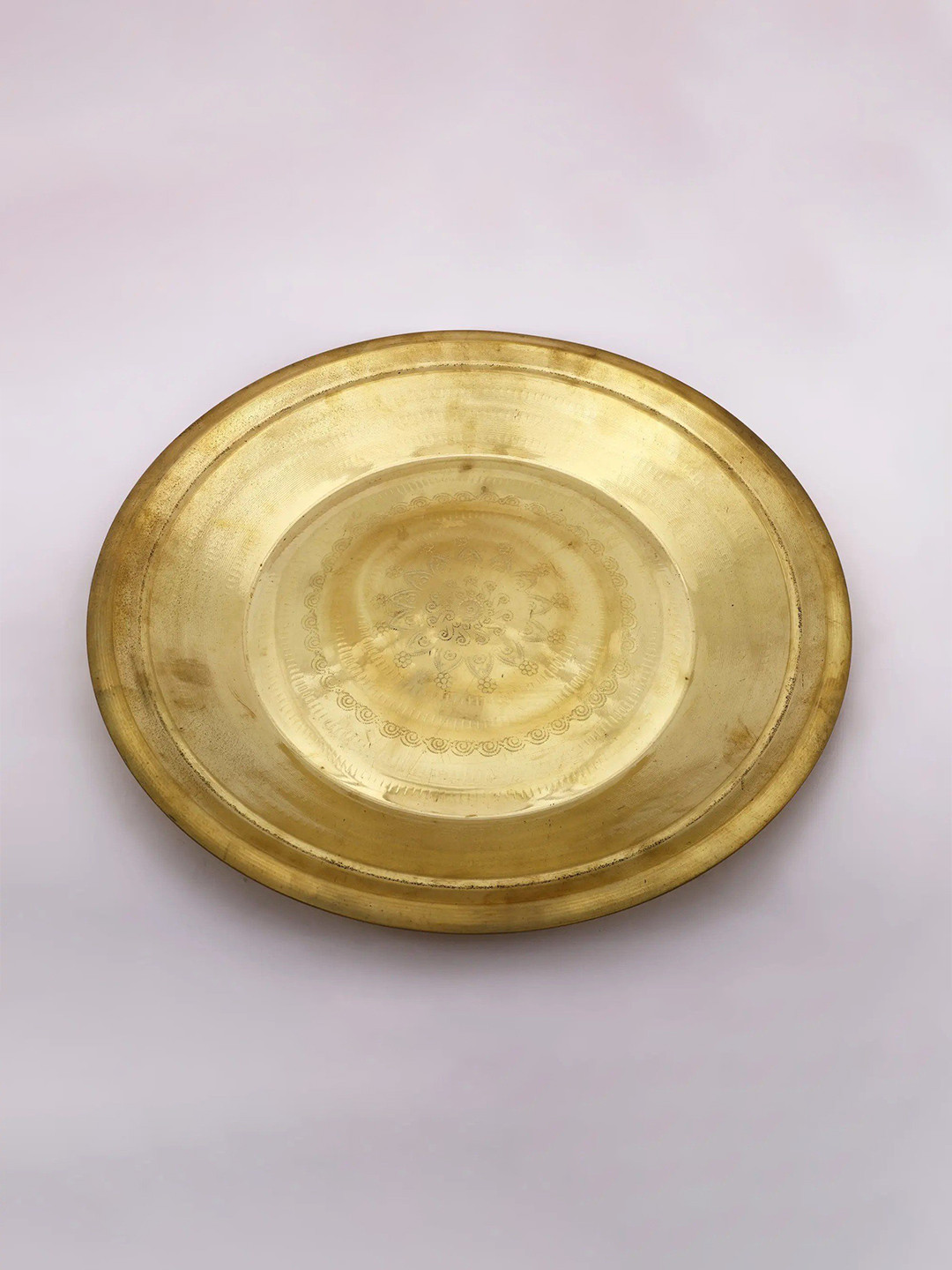 Exotic India Brass Pooja Thali (Puja Parat)