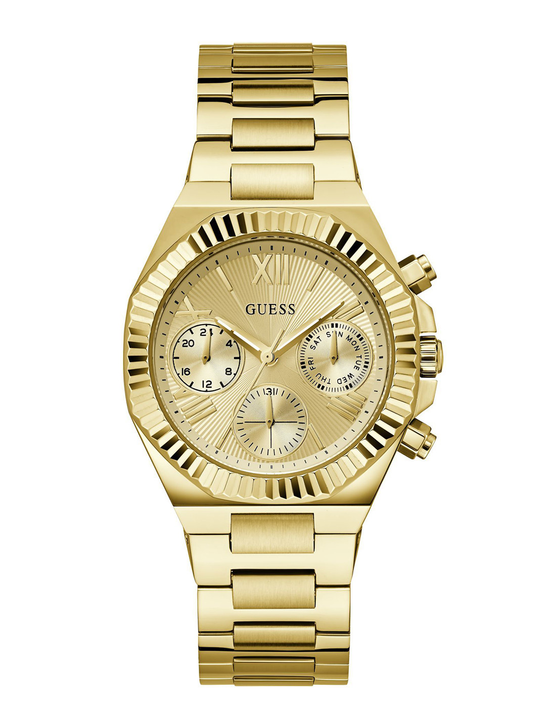 GUESS Women Dial & Stainless Steel Bracelet Style Straps Analogue Watch GW0769L2