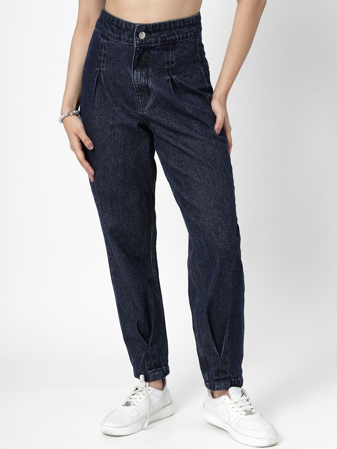 COSMIC TRIO Women Smart High-Rise Jeans - Slouchy Fit