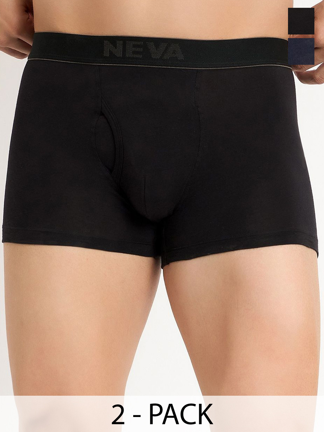 NEVA Pack Of 2 Breathability Trunks OMAX010-CM01003-CM01003/BN