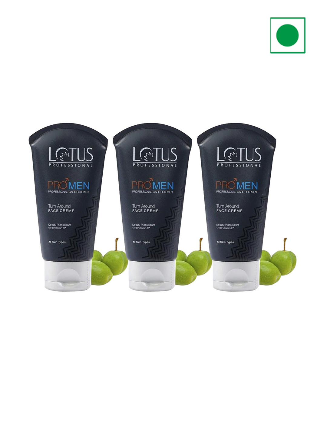 Lotus Professional Promen Set Of 3 Turn Around Face Creme - 50g Each