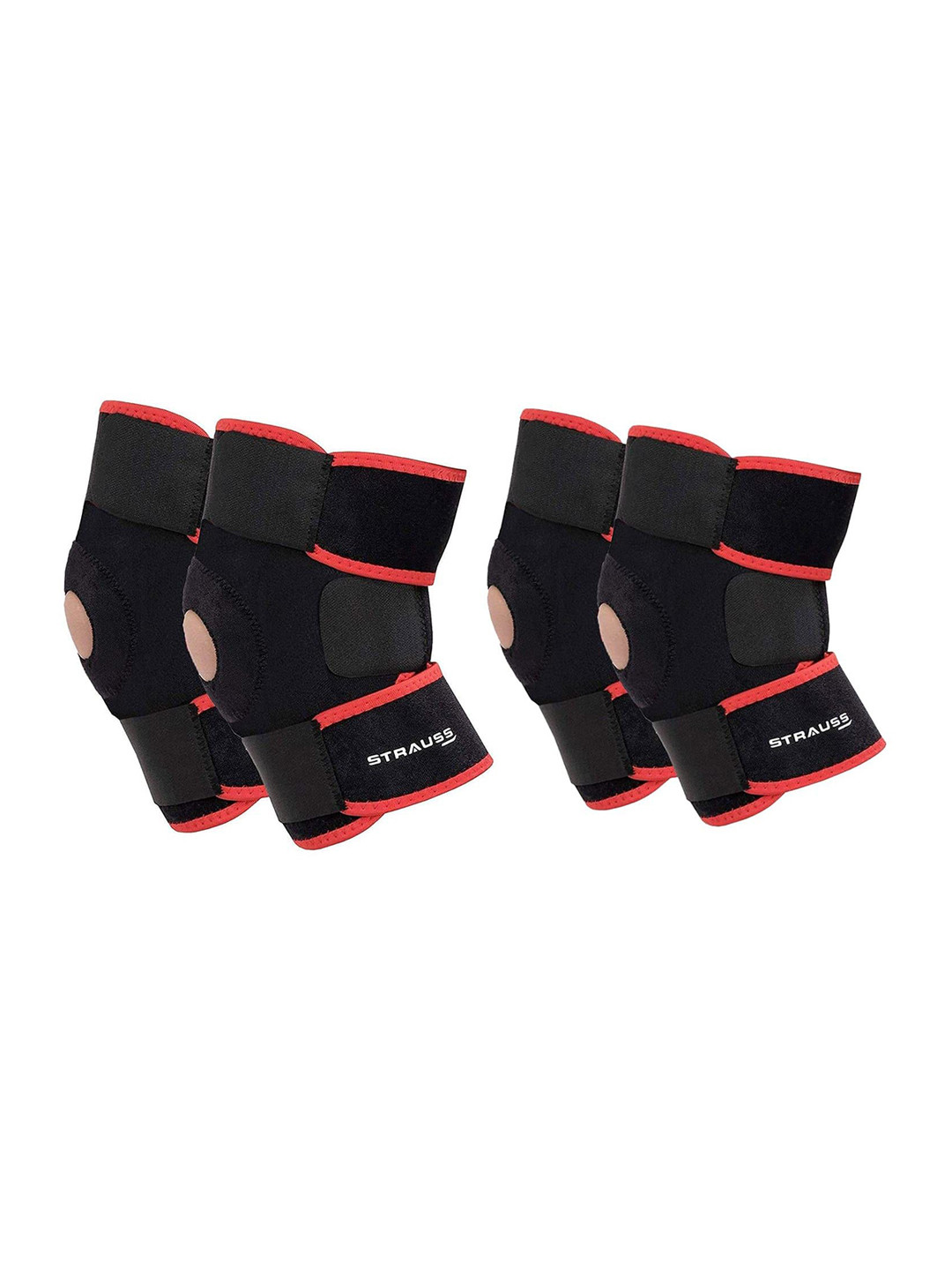 STRAUSS Pack Of 2 Adjustable Knee Support Patella