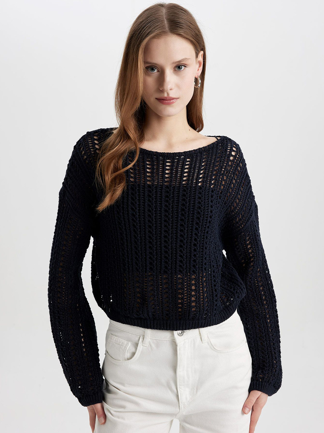 DeFacto Women Quirky Crop Pullover