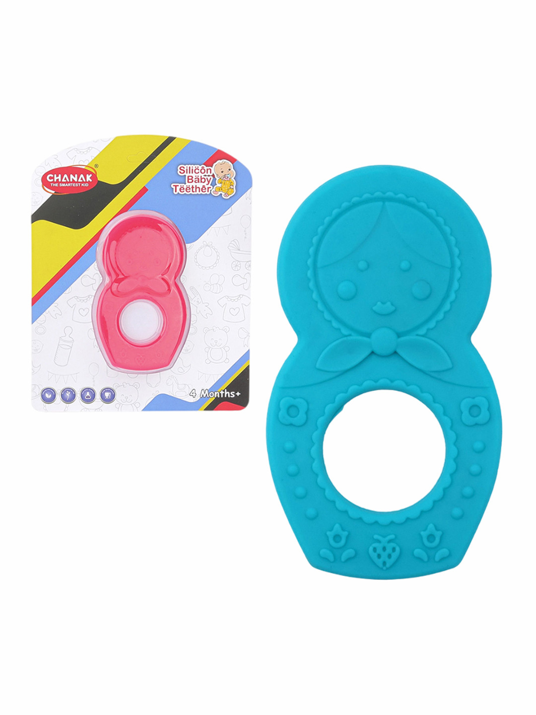 Aditi Toys Blue Baby Hand Teether