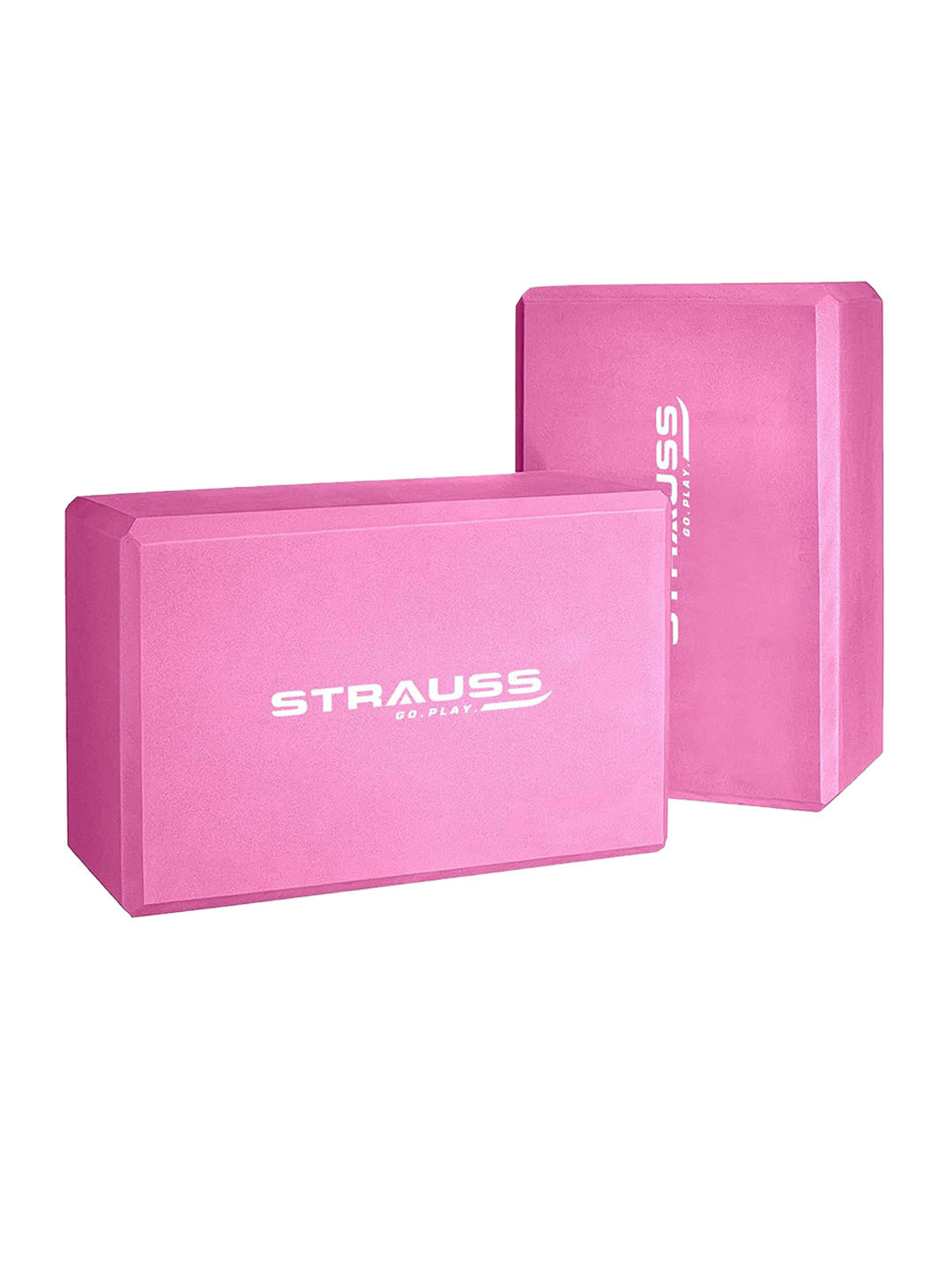 STRAUSS Pack Of 2 Foam Yoga Blocks