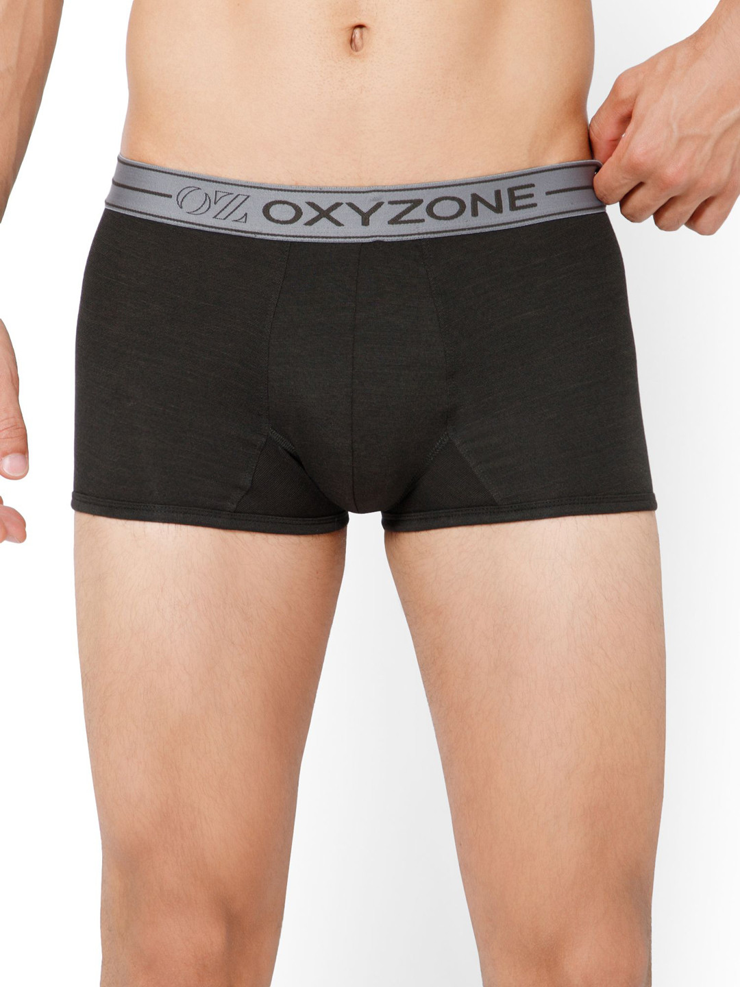 OXYZONE Mid Rise Breathable Trunk ALEXA _BOTTLE GREEN/YD