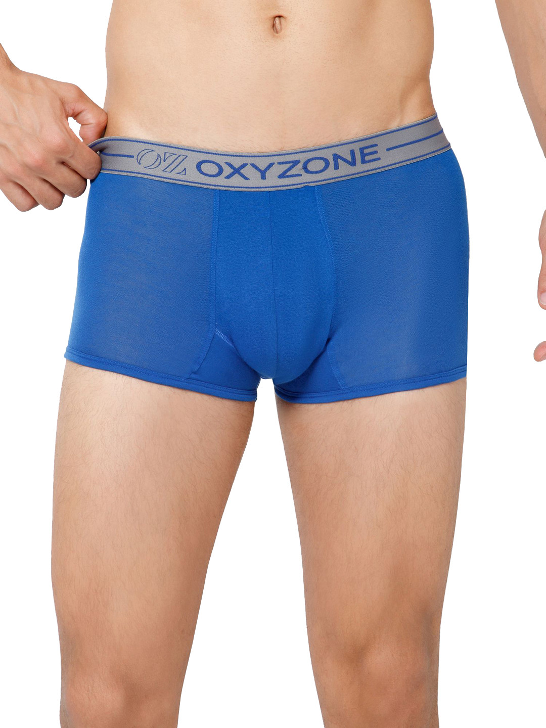 OXYZONE Breathable & Comfortable & Antibacterial Trunks ALEXA _ELECTRIC BLUE-ELECTRIC BLUE