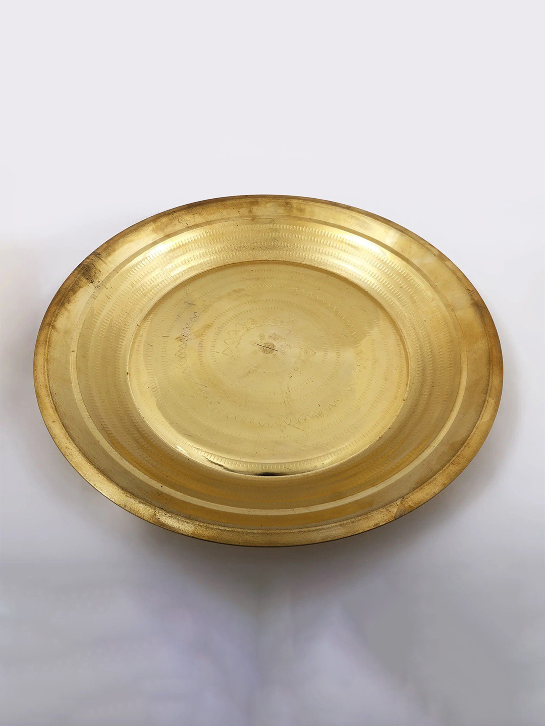 Exotic India Brass Puja Ritual Thali Pooja Parat