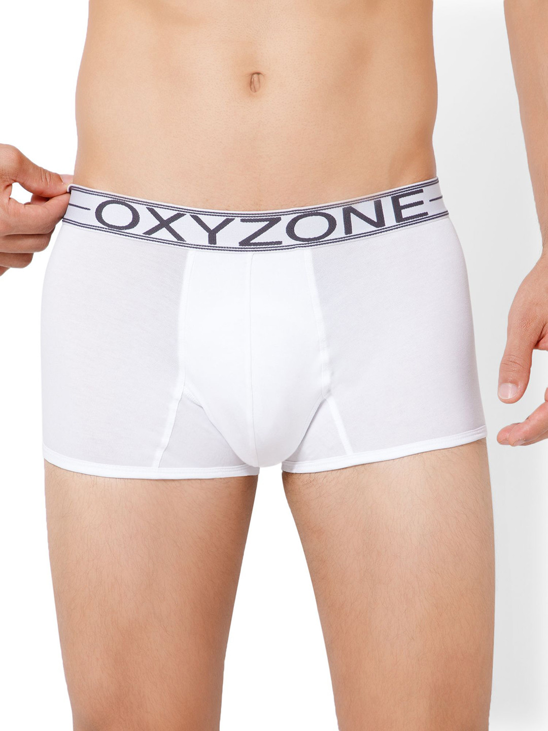 OXYZONE Breathable & Comfortable & Antibacterial Cotton TrunkALICA _WHITE