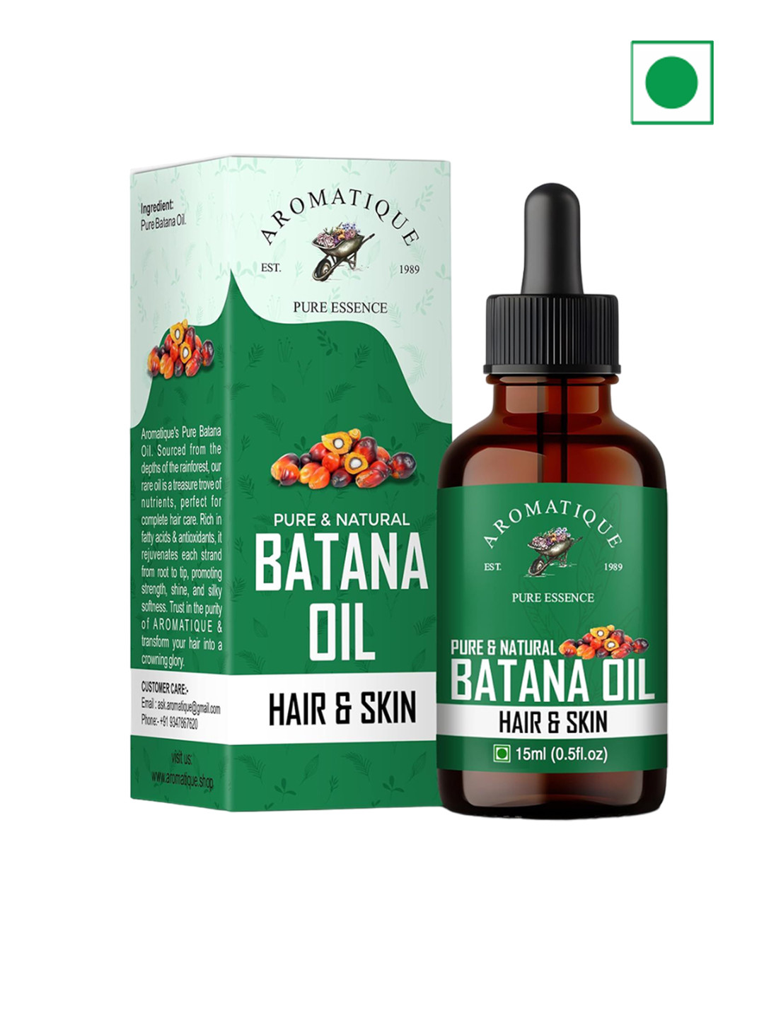AROMATIQUE Pure Batana Oil For Hair Growth-15ml