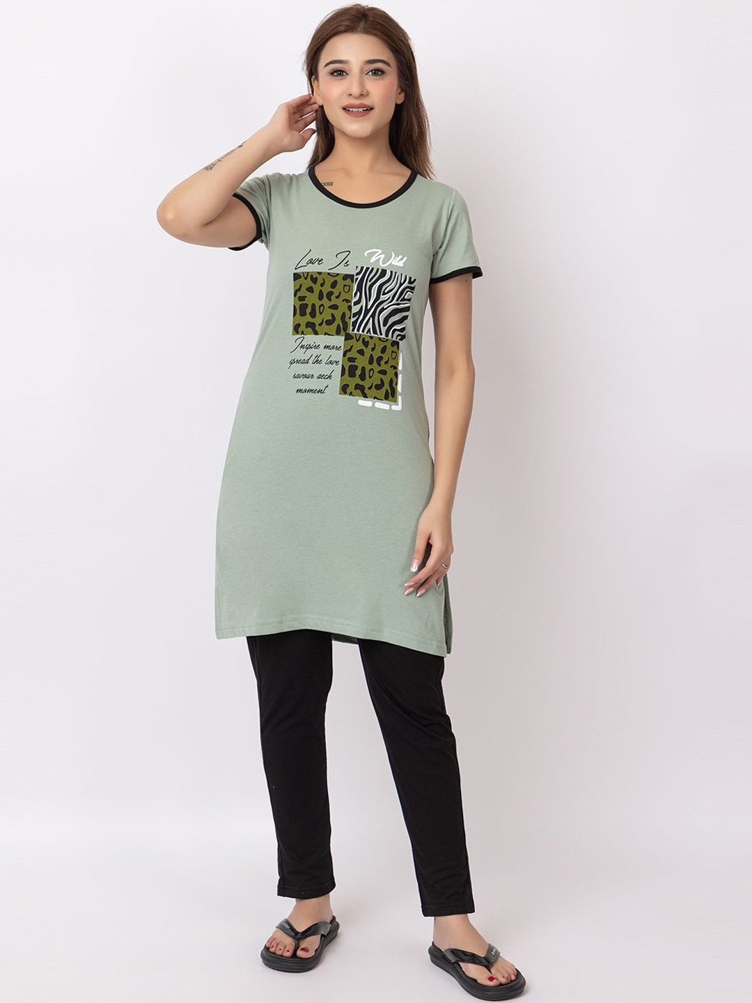 GEE 5 Women Printed Night suit